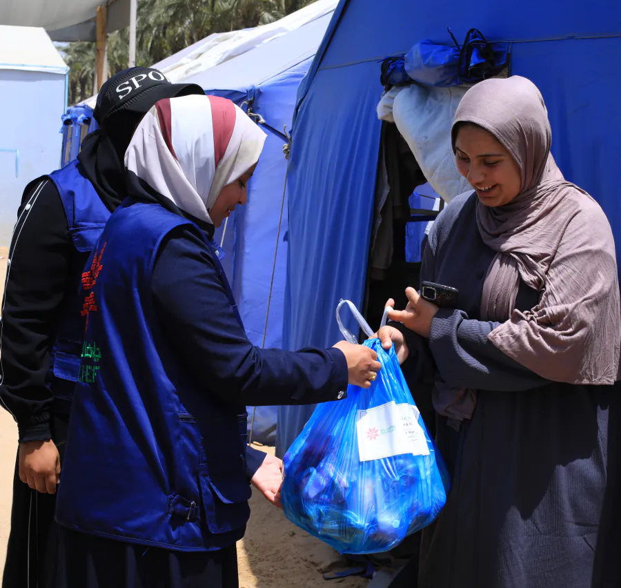 Fresh vegetable distribution, Gaza Strip
